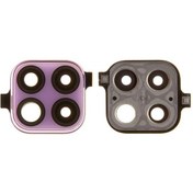 Resim Huawei Uyumlu P40 Lite Kamera Lensi Camı Full JNY-LX1 JNY-L21A JNY-L01A - Pembe 