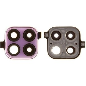 Resim Huawei Uyumlu P40 Lite Kamera Lensi Camı Full JNY-LX1 JNY-L21A JNY-L01A - Pembe 
