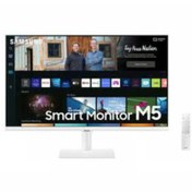 Resim Samsung Odyssey M5 Ls32cm501euxuf 32" 4 Ms Smart Monitör Beyaz 