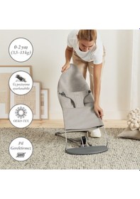 Resim Babybjörn Bliss Ana Kucağı 3d Jersey Sand Grey 