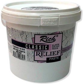Resim Rich Supertrend Klasik Rölyef Pasta BEYAZ 1200 gr. 