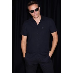 Resim U.s. Polo Assn. Erkek Siyah Gömlek Örme 50320217-VR046 