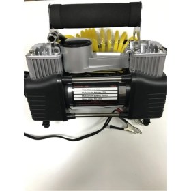 Resim Hava Komresörü 12V Büyük Metal Gövde Çift Piston 