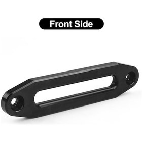 Resim Atv / Utv 8000-15000lbs 10 İnç Alüminyum Sentetik Vinç Siyah 