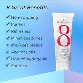 Resim Arden Eight Hour Hydraplay Transforming Texture Cleanser 125ml Açık Mavi 