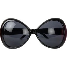 Resim Mena Rise 70 Li Yıllar Siyah Renk Nostalji Yeşilçam Parti Gözlüğü 15X7 cm - Lisinya 