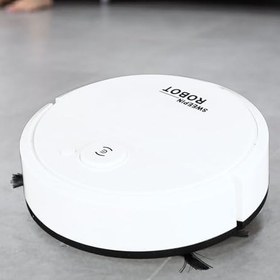 Resim EMUKOEP Robot elektrikli süpürge, akıllı, güçlü fonksiyonu, otomatik süpürme robotu elektrikli süpürge, evcil hayvan tüylerinin ve sert zeminlerin günlük temizliği için fırçalı 