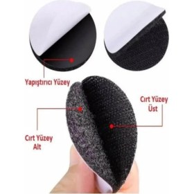 Resim Ciyeska Cırt Bant 10 Adet Yapışkanlı Halı - Kilim - Nevresim - Örtü - Minder Kaydırmaz 