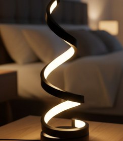 Resim TechnoStation Geometrik Dekor LED Aydınlatma Şık Şirin Loş Masa Ve Gece Lambası Ev Ofis Yatak Odası Aydınlatma 