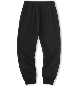 Resim Anime Guys Floral Print Eşofman Altı Siyah 