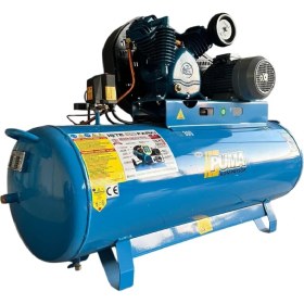 Resim Puma 300 Lt Döküm Kafa Kompresör 5,5 Hp, 12 Bar Çift Kademe 2 Piston 