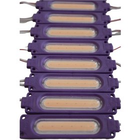 Resim Cob Led Modül Lensli 2 Watt 12 Volt Mor 10 Adet 