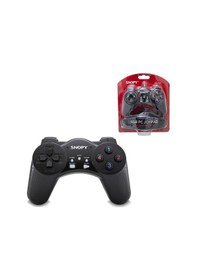 Resim Joypad - Gamepad Siyah Oyun Kolu Usb Kablo 13 Düğme - 8 Yön Tetikleyici 1.5mt Kablo 4741 