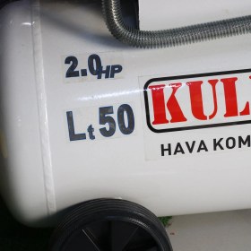 Resim Badem10 Kuletaş Hava Kompresörü 50 Litre Kompresör 2 Hp 8 Bar 
