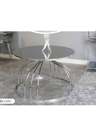 Resim Mim Gri- Gümüş Kobra Orta Sehpa Gri 