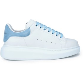 Resim Alexander McQueen 553770-WIAIH-9412 Sneaker Beyaz Mavi | Unisex 