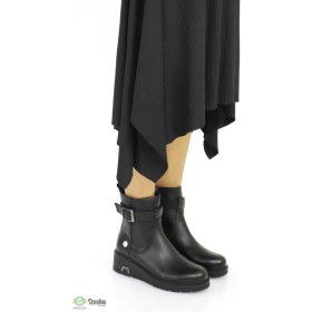 Resim Mammamia Kadın Hakiki Deri Fermuarlı Dolgu Topuk Bot M25/KB1331 