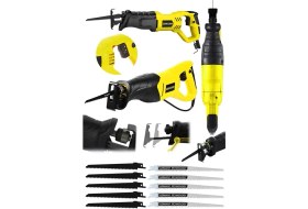 Resim Graizer Alman X9010 Sjs Metal Şanzuman Tilki Kuyruğu Testere Metal Ahsap Kemik Kesme Makinesi 10 Adet Bicak 