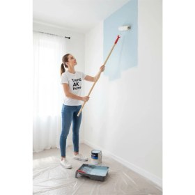 Resim Trend Ak Home 2’li 20 cm Lüks Boyacı Rulo Seti - Saten Boya Rulosu & Iç Dış Cephe Rulosu Iz Bırakmaz 