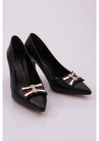 Resim Dgn 1503 Kadin Topuklu Ayakkabi 1503-2423-R1534 Siyah 