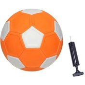 Resim 1 Adet No. 5 Kabartmalı Kavisli Futbol Topu, Seçebileceğiniz 3 Beyaz - Mavi 