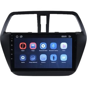 Resim Suzuki Scross 2013-2020 9 inç 10-256 GB PRO Android Carplay Multimedya 
