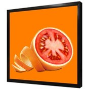 Resim Domatesli Portakal Manipülasyon Çerçeveli Mdf Tablo-173534 