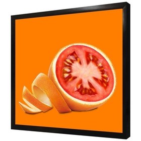 Resim Domatesli Portakal Manipülasyon Çerçeveli Mdf Tablo-173534 