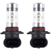 Resim Synodicmonth 2x 6000k Süper Beyaz H10 9045 9145 9140 100w 1200lm Led Sis Lambası Projektör Sürüş Gündüz Farı 