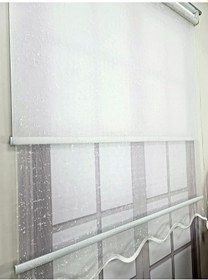 Resim Bbb Çift Mekanizmalı Tül Stor Perde Ekru Ts1930 