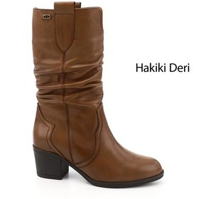 Resim Gönderi R Kadın Taba Antik Kalın Topuklu Körüklü Hakiki Deri Çizme Gkzc13447531 Taba 