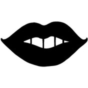 Resim Kadın Dudağı Sticker Tip 1 10 X 5 Cm 
