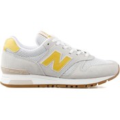 Resim New Balance Classics WL565 Beyaz Sarı Sneaker Kadın Günlük Spor Ayakkabı 