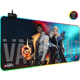 Resim Digipod RGB Gaming Oyuncu Mousepad Kaymaz Taban valorant 70 X 30 4mm Kalınlık 