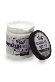 Resim Rich Stencil Tasarım Rich Klasik Rölyef Pasta 350 Gr Stencil Şablon Boyası 