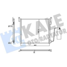Resim Kale 353205 Kondenser Opel Sıgnum-vectra C Gts 1850117-12775542-12805059-13106817 