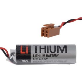 Resim Toshiba Er6V 3.6V Lithium Pil (Kahverengi Soket) 