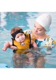 Resim Owlishop Owli Swimwarm Üşütmeyen Bebek Mayosu Sarı - Siyah 