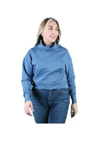 Resim Kadın 2 İplik Degaje Yaka Sweatshirt 001 