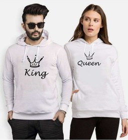 Resim Tshirthane King Queen Sevgili Kombinleri Kapüşonlu Kombini (528221187) 