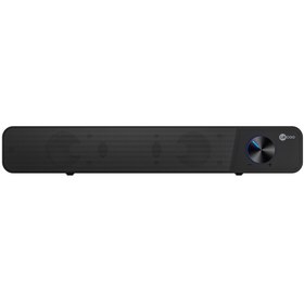 Resim Lecoo DS111 Kablolu (USB + 3.5mm Jack Girişli) 6W Soundbar Taşınabilir Stereo Hoparlör Siyah 