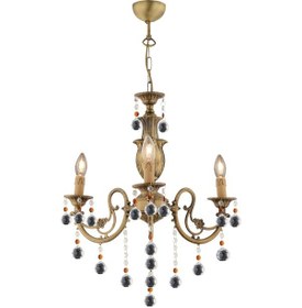 Resim Beyza 3Lü Eskitme Kristalli Modern Yatak Odası Salon Kristal Avize 