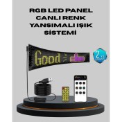 Resim 5V USB Akıllı Piksel LED Panel – Mobil Uygulama Kontrollü, Renkli Işık Efektli 