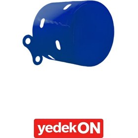 Resim Akis Tası Uzun & Kısa Mavi Boyalı 