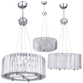 Resim İstanbul Avize Lüx Elmas 45 Cm Avize Gümüş 