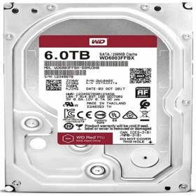 Resim Western Digital Red Pro WD6003FFBX 3.5\" 6 Tb 7200 Rpm Sata 3 Nas HDD 