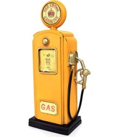 Resim Dekoratif Metal Yakıt Pompası Hediyelik Biblo Kumbara 