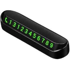 Resim Genel Markalar Fosforlu Açılır Kapanabilir Numaratör Ön Torpido Üstü Telefon Numarası Göstergesi Araba 