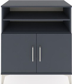 Resim Hyperion Şifonyer 4 Raflı 2 Kapaklı 88x44x96 Antrasit-antrasit Antrasit 