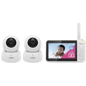 Resim VM924-2 Uzaktan Pan-Tilt-Zoom 5" 2 Kameralı Video Monitörü Vtech